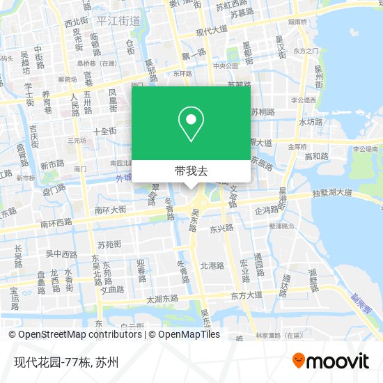 现代花园-77栋地图