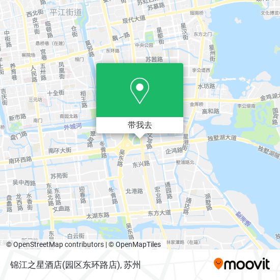 锦江之星酒店(园区东环路店)地图