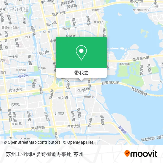 苏州工业园区娄葑街道办事处地图