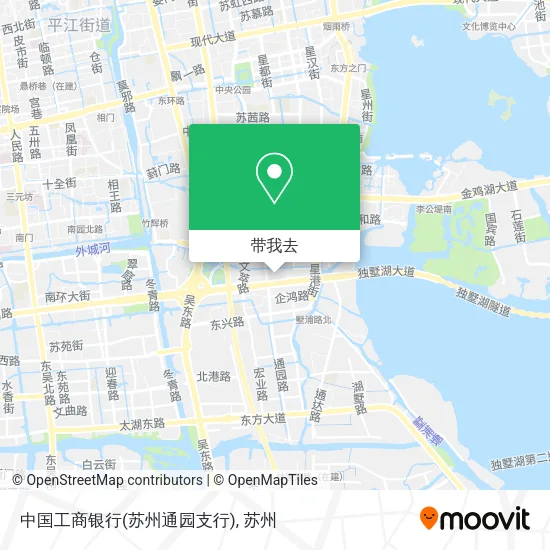 中国工商银行(苏州通园支行)地图