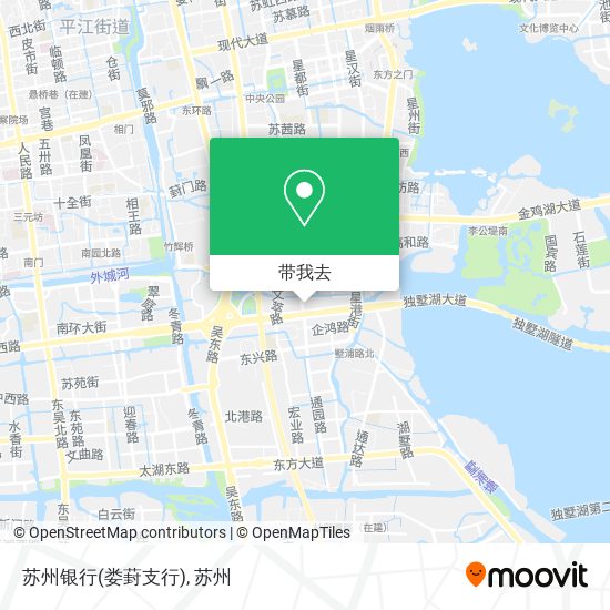 苏州银行(娄葑支行)地图