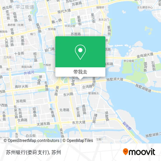 苏州银行(娄葑支行)地图
