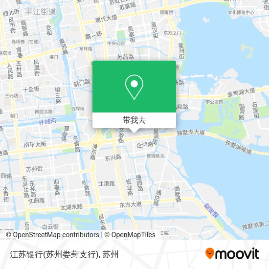 江苏银行(苏州娄葑支行)地图