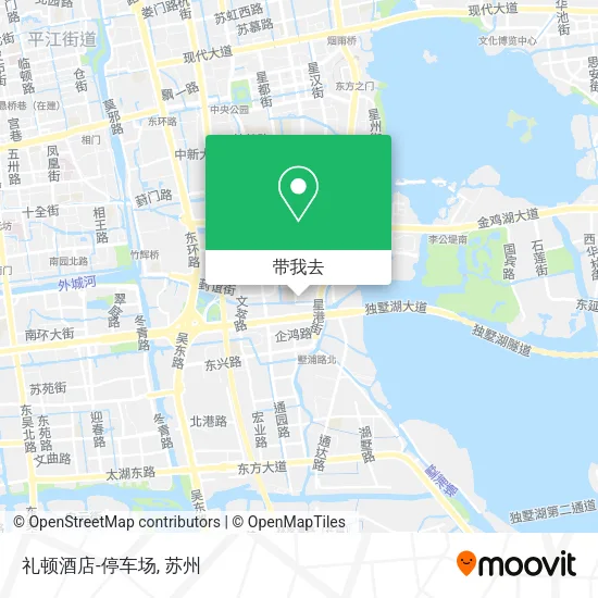 礼顿酒店-停车场地图