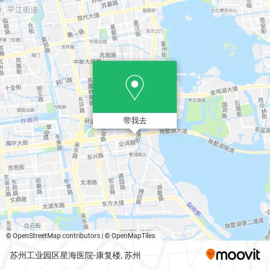苏州工业园区星海医院-康复楼地图