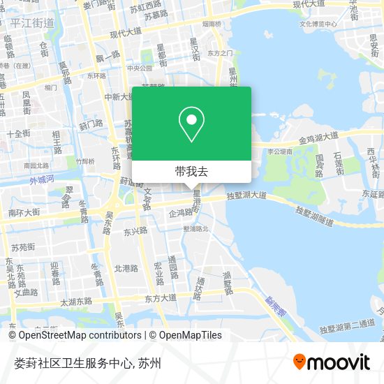 娄葑社区卫生服务中心地图