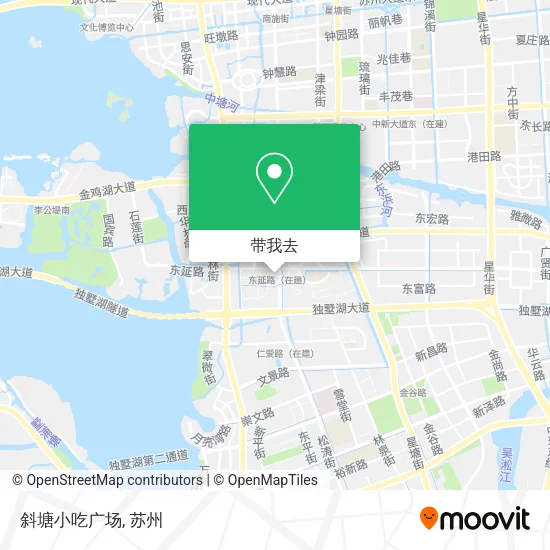 斜塘小吃广场地图