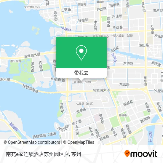 南苑e家连锁酒店苏州园区店地图