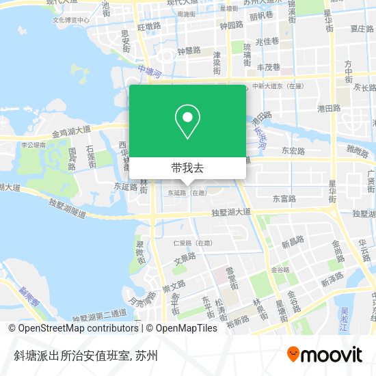 斜塘派出所治安值班室地图