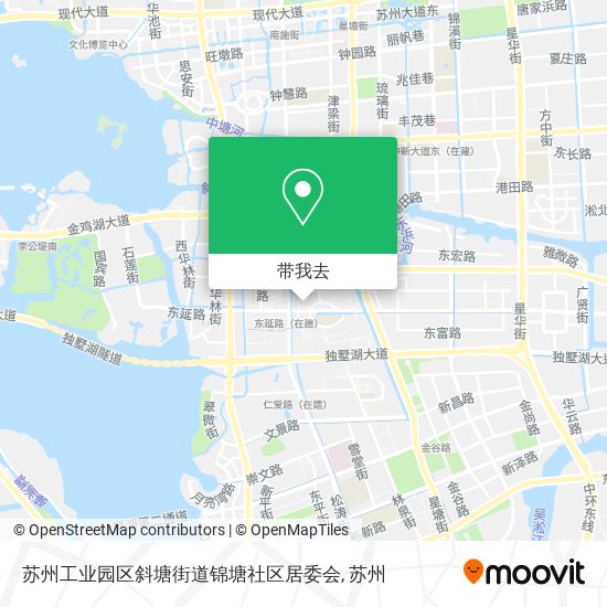 苏州工业园区斜塘街道锦塘社区居委会地图
