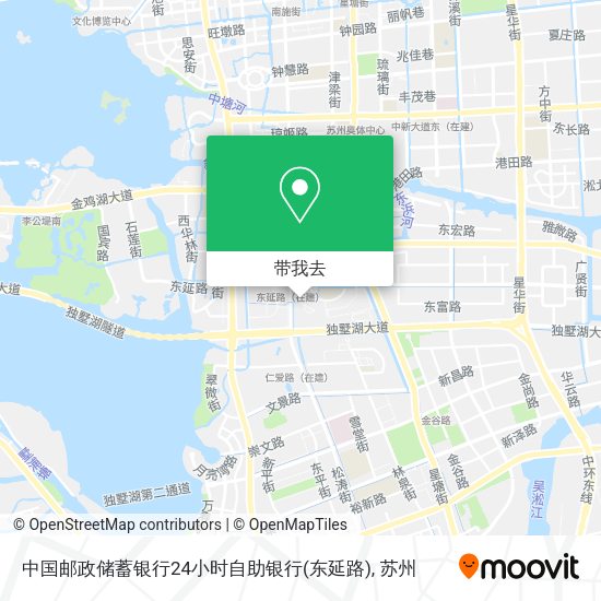 中国邮政储蓄银行24小时自助银行(东延路)地图