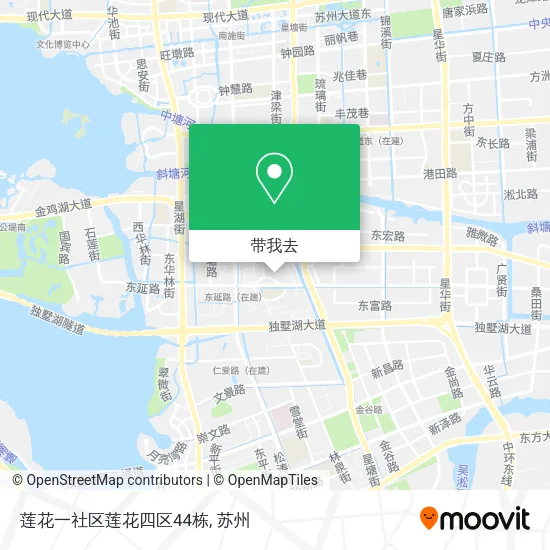 莲花一社区莲花四区44栋地图