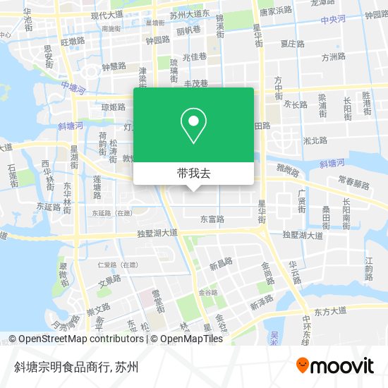斜塘宗明食品商行地图