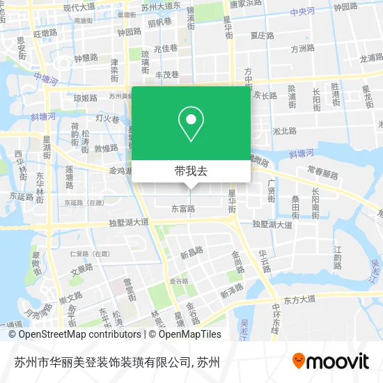 苏州市华丽美登装饰装璜有限公司地图