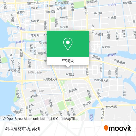 斜塘建材市场地图