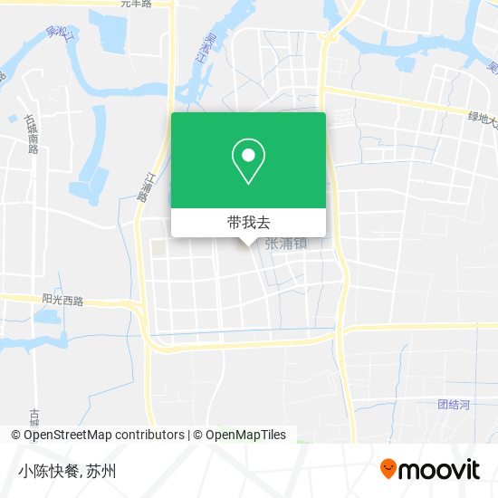 小陈快餐地图