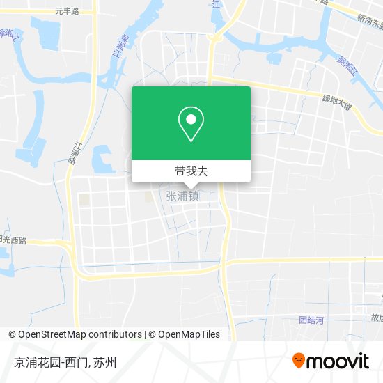 京浦花园-西门地图