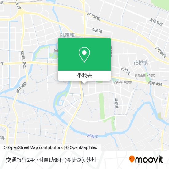 交通银行24小时自助银行(金捷路)地图