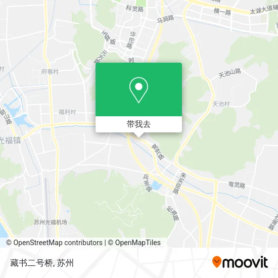 藏书二号桥地图