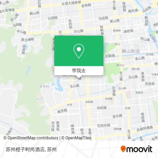 苏州橙子时尚酒店地图