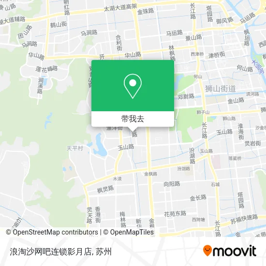 浪淘沙网吧连锁影月店地图