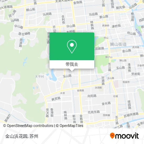 金山浜花园地图