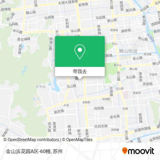 金山浜花园A区-60幢地图