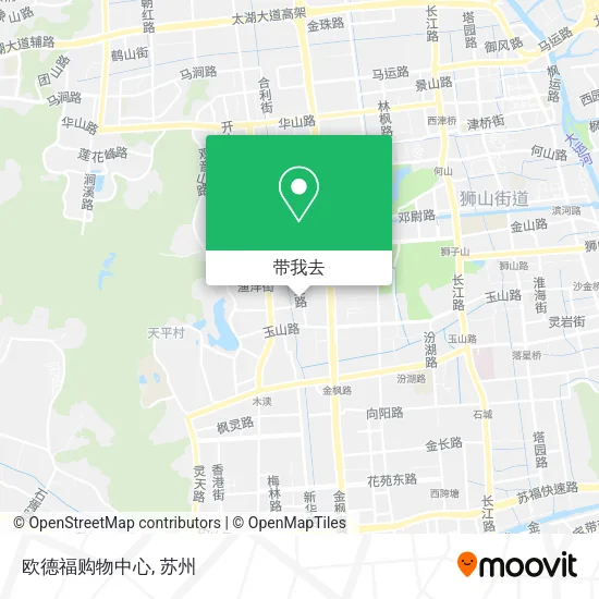 欧德福购物中心地图