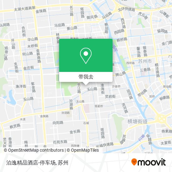 泊逸精品酒店-停车场地图