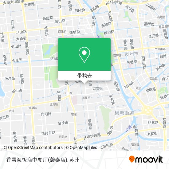 香雪海饭店中餐厅(馨泰店)地图