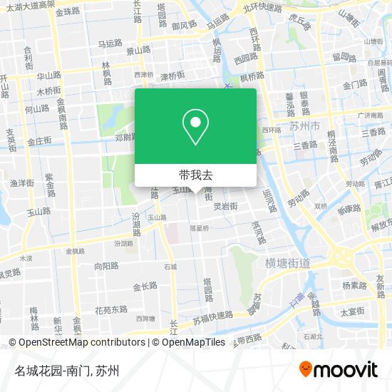 名城花园-南门地图