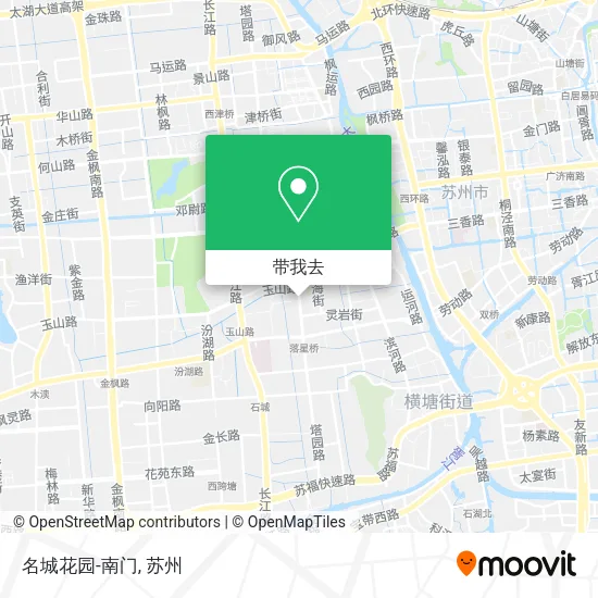 名城花园-南门地图