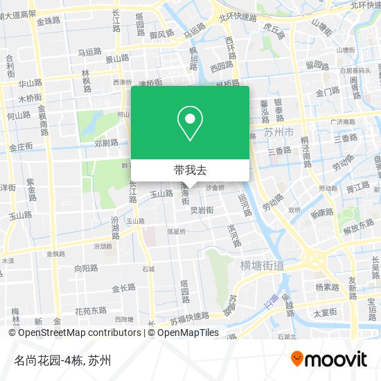 名尚花园-4栋地图