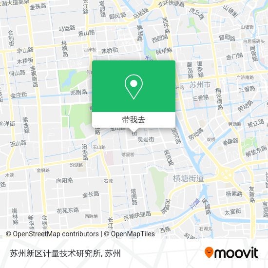 苏州新区计量技术研究所地图