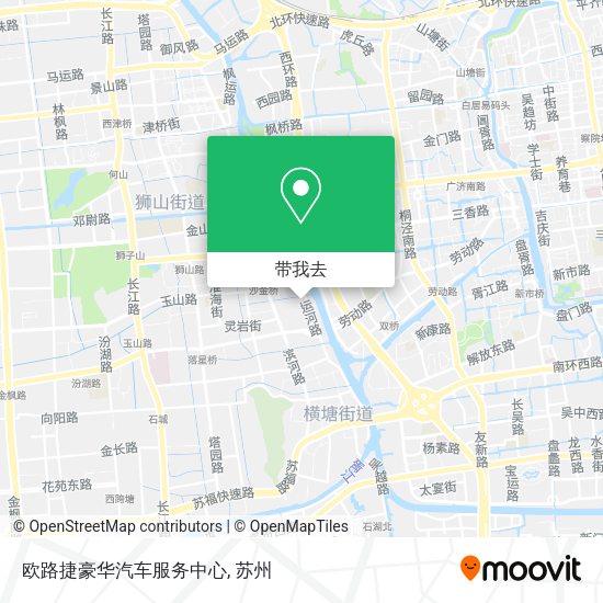 欧路捷豪华汽车服务中心地图