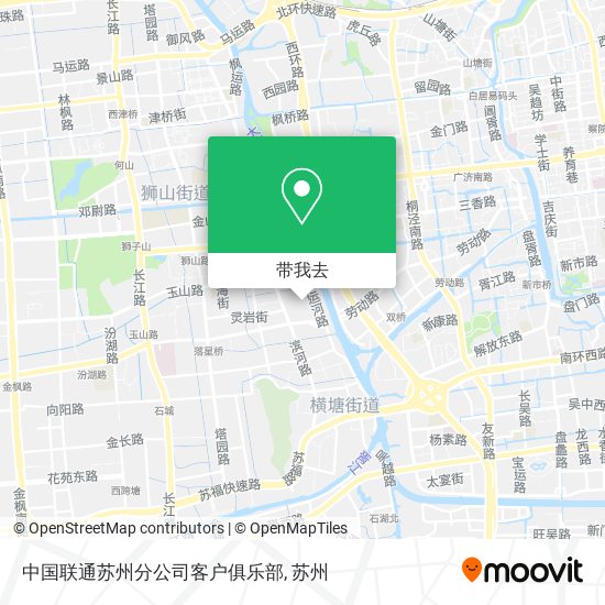 中国联通苏州分公司客户俱乐部地图