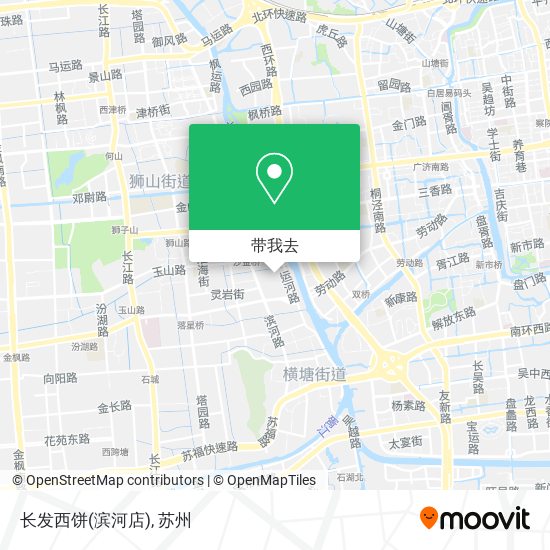 长发西饼(滨河店)地图