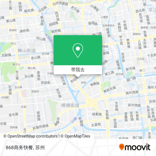 868商务快餐地图