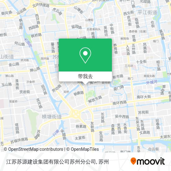 江苏苏源建设集团有限公司苏州分公司地图