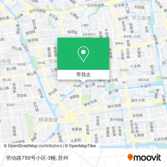 劳动路750号小区-3幢地图