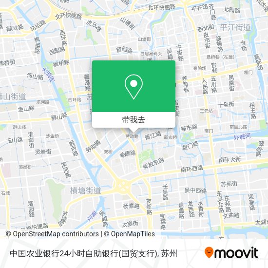 中国农业银行24小时自助银行(国贸支行)地图