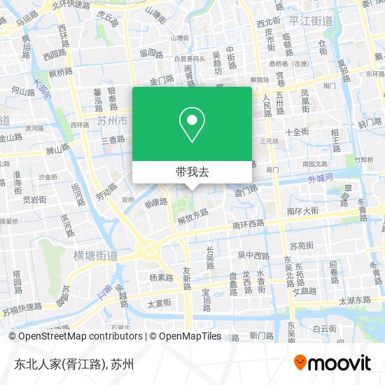 东北人家(胥江路)地图