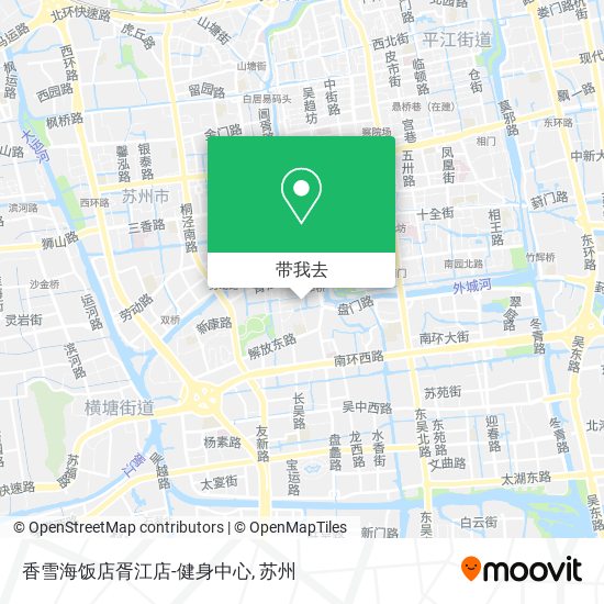 香雪海饭店胥江店-健身中心地图