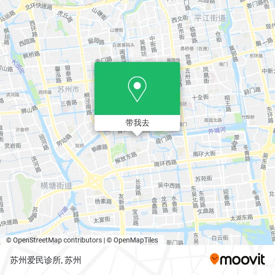 苏州爱民诊所地图