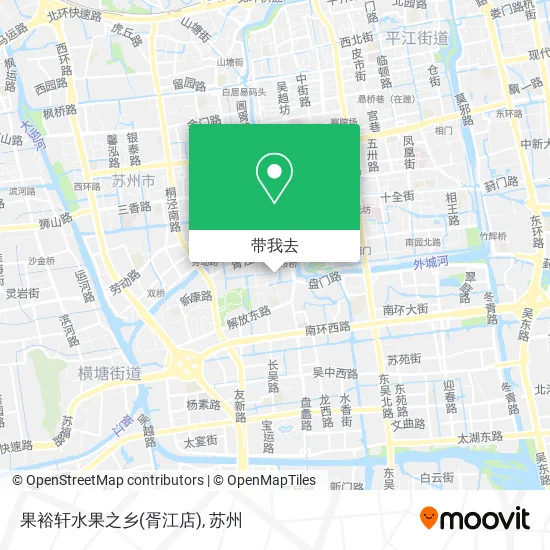 果裕轩水果之乡(胥江店)地图