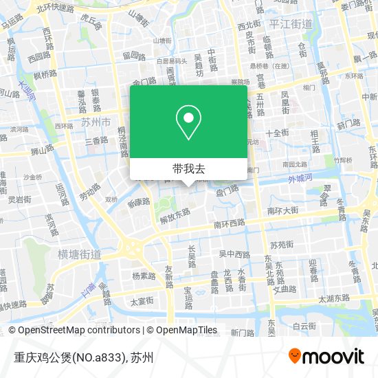 重庆鸡公煲(NO.a833)地图