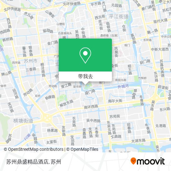 苏州鼎盛精品酒店地图