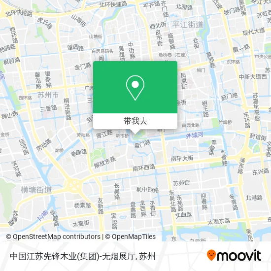 中国江苏先锋木业(集团)-无烟展厅地图
