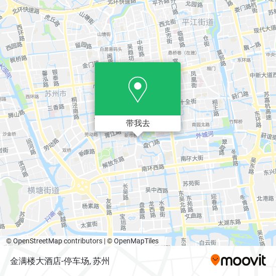 金满楼大酒店-停车场地图
