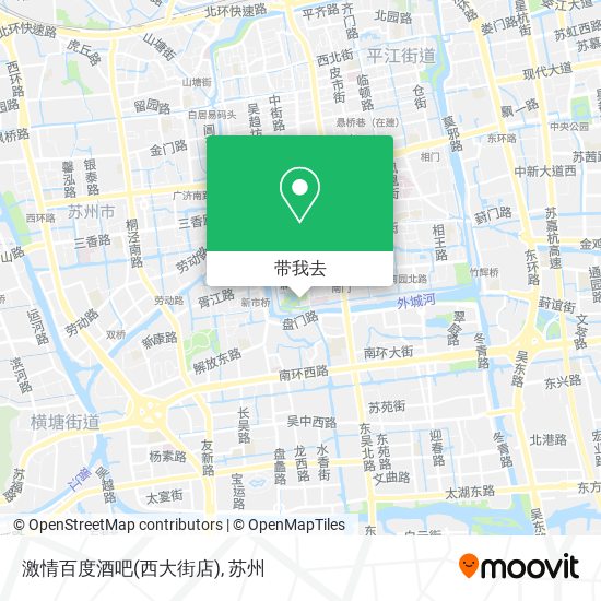 激情百度酒吧(西大街店)地图